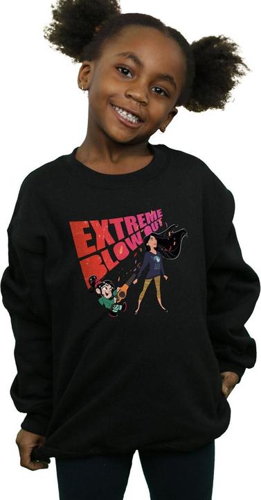 Produktbild Disney Wreck It Ralph Pocahontas And Vanellope Sweatshirt Mädchen (152, 158)