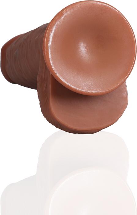 Actual product image RealRock Extra Thick Straight with Balls 8 / 20,3 cm - Tan