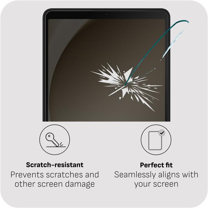 Produktbild Cazy Schutzglass - Displayschutz Tempered Glass (1 Stk., Samsung Galaxy Tab A11, Samsung Galaxy Tab A9)