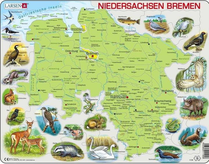 Larsen Niedersachsen / Bremen (physisch) (54 Teile)