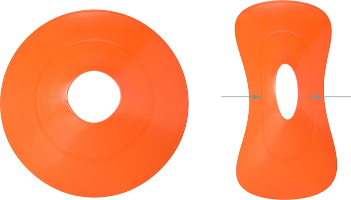 Actual product image Relaxdays 50x marker cones