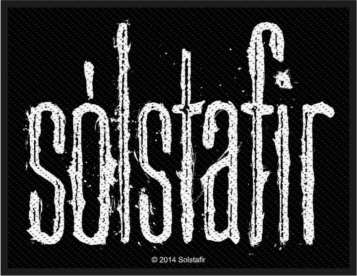 Actual product image Solstafir Logo Standard Patch (1 x)