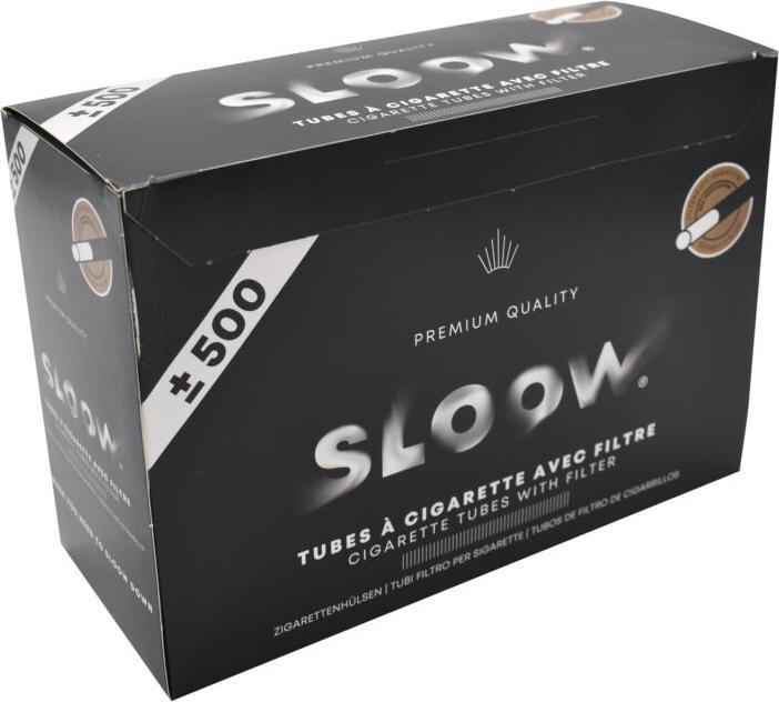 Produktbild Sloow Zigarettenhülsen mit Papierfilter (500 Stück)
