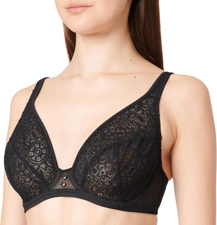 Produktbild Maison Lejaby Mandala damesbeha met beugel, Zwart 04, 65E (Einzelpack, 65 E)