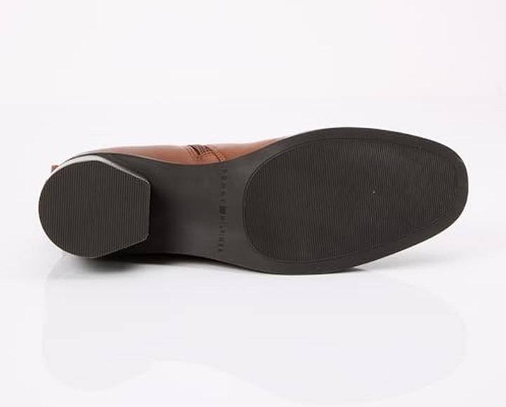 Actual product image Tommy Hilfiger Th Logo Mid Heel Bootie (38)