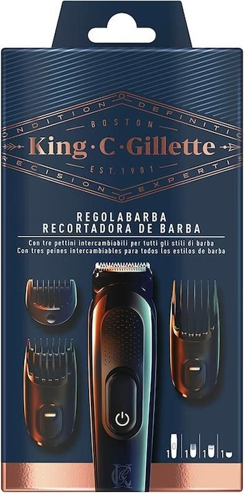 Image du produit Gillette KING beard trimmer + 3 combs