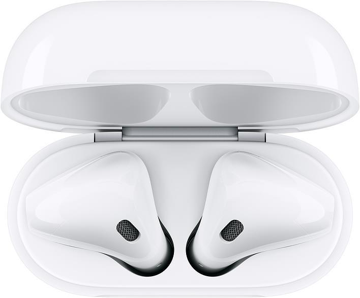 Produktbild Apple AirPods 2nd Gen. mit kabellosem Ladecase (2019) (keine Geräuschunterdrückung, 5 h, Kabellos)