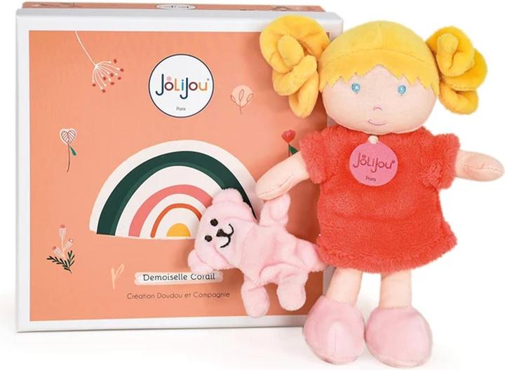 Doudou et Compagnie Cuddle doll coral 21cm