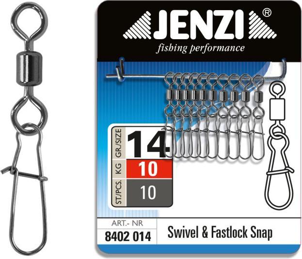 Image du produit Jenzi Mousqueton de sécurité à émerillon