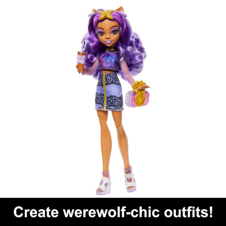 Actual product image Monster High Segreti da Brivido™ Colori Mostruosi™ Clawdeen Wolf™ Bambola