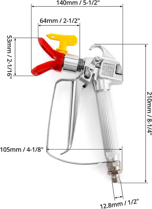 Actual product image Qwork Airless gun