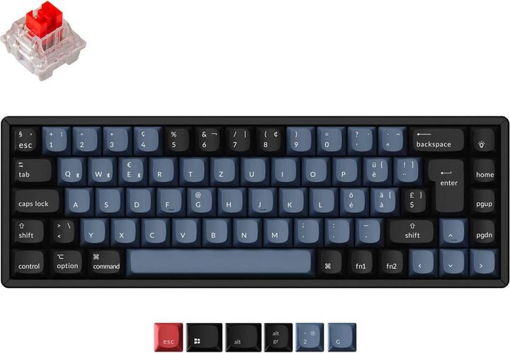 Actual product image Keychron K6 Pro (CH, Cable, Wireless)