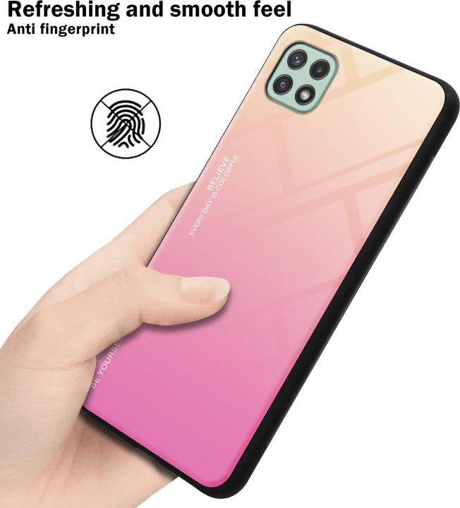 Actual product image Cadorabo TPU 2 colors glass envelope (Samsung Galaxy A22 5G)