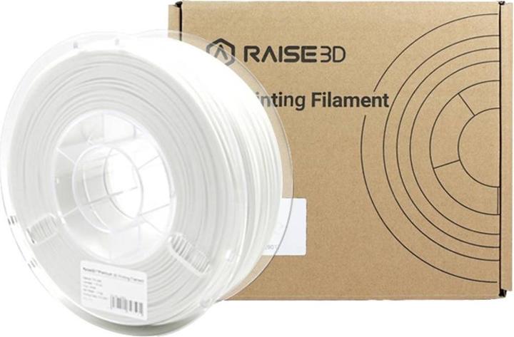 Actual product image Raise3D Filament Premium TPU-95A White 1.0kg 1.75mm (TPU, 1.75 mm, 1000 g, White)