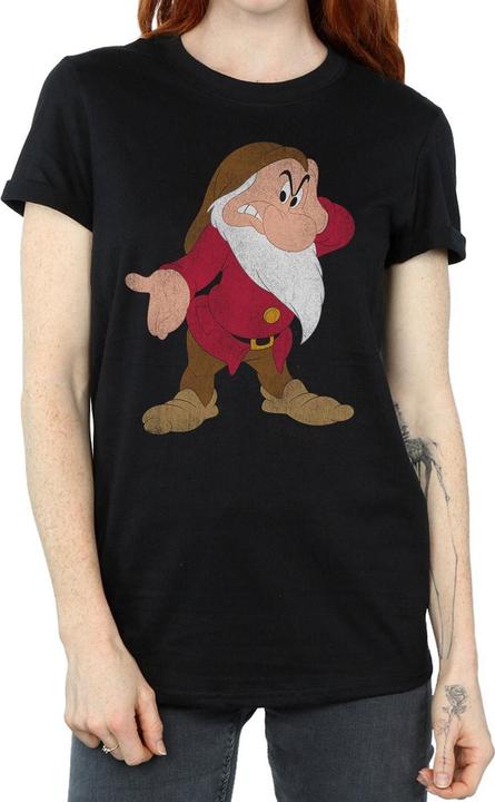 Image du produit Snow White T-shirt grincheux en coton pour dames et messieurs (M)