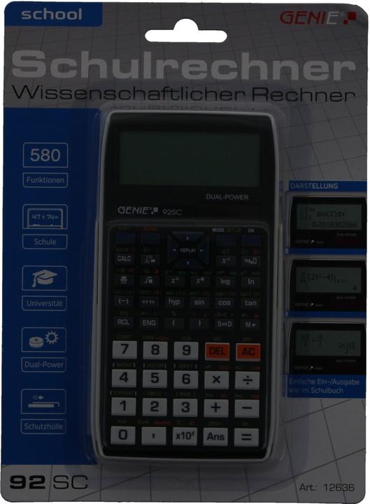 Produktbild Genie Technisch-wissenschaftlicher Rechner mit 580 Funktionen,.. (Batterien)