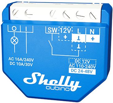Actual product image Shelly Qubino Wave 1 (Switch actuator)