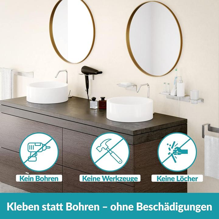 Actual product image Weissenstein Selbstklebende Badablage