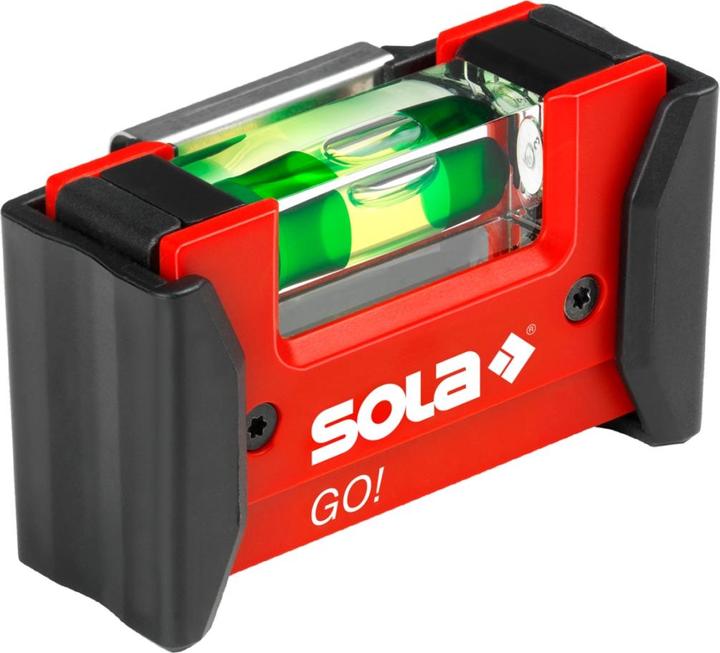 Actual product image MGA Sola GO! CLIP - Mini spirit level made of glass fibre reinforced plastic - Sola spirit level small (4.50 cm)