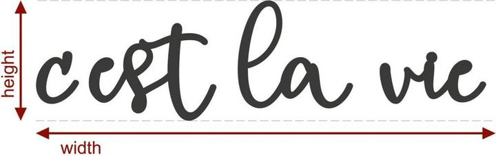 Produktbild Trenddeko C'est la vie
