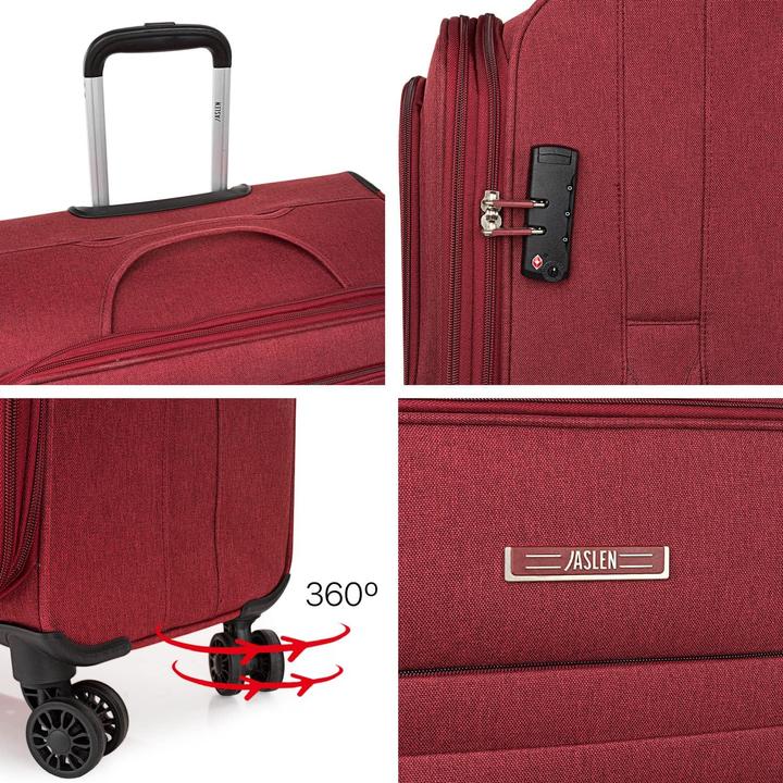 Immagine prodotto Jaslen Set di trolley (82.50 l)