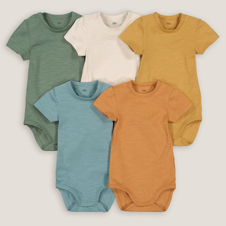 La Redoute Collections 5er-Pack kurzärmelige Bodys (74)