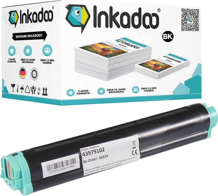 Immagine prodotto Inkadoo Toner compatibile con il toner OKI 43979102 / B410, nero Nero (FC)