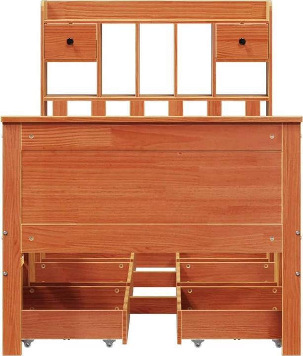 Produktbild vidaXL Bücherregalbett (100 x 200 cm)