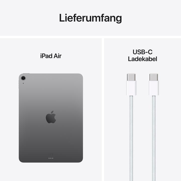 Image du produit Apple iPad Air 11 2025 (M3) (WLAN uniquement, 11", 256 Go, Gris sidéral)