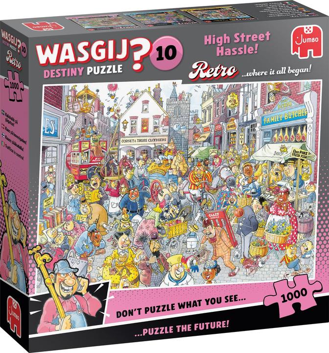 Jumbo Wasgij Retro Destiny 10 Chaos in the High Street Puzzle (1000) (1000 Teile)