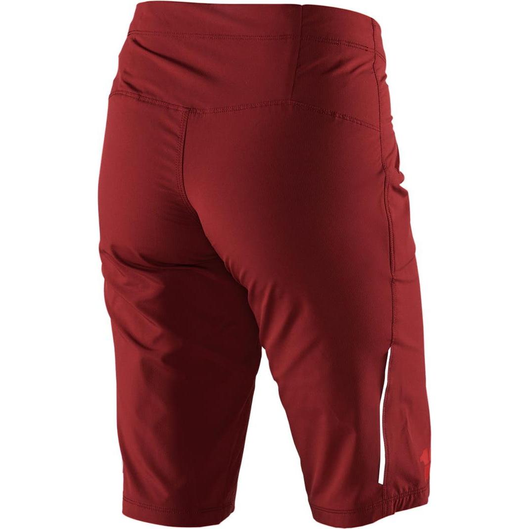 Thumbnail - 100%, Damen, Velohosen, Ridecamp Shorts (L), Rot, L