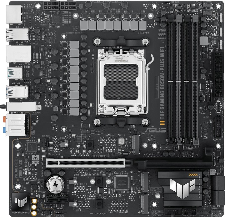 ASUS TUF Gaming B850M-Plus Wifi (AM5, AMD B850, ATX)
