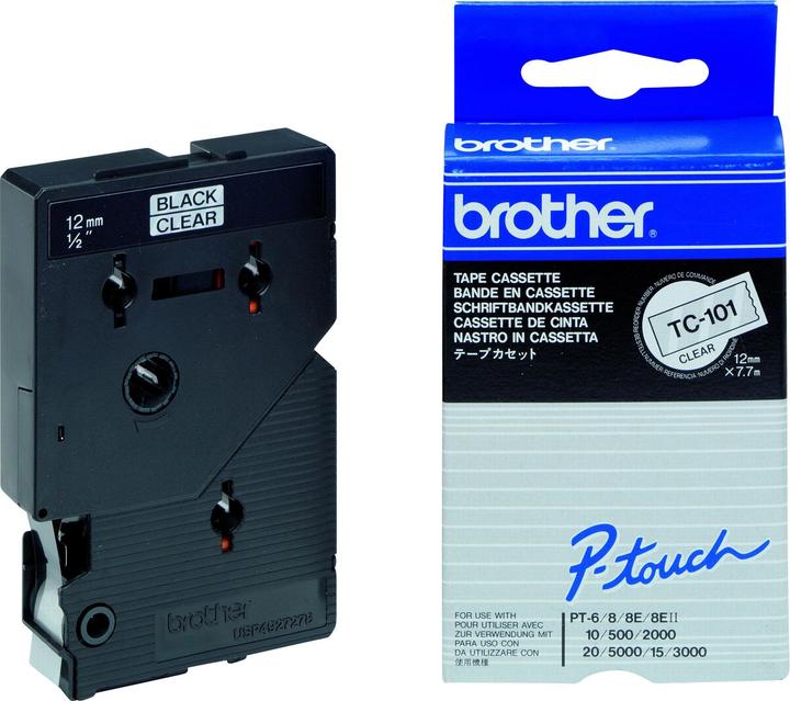 Produktbild Brother Tc-101 (1.20 cm, Schwarz)