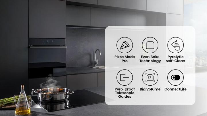 Actual product image Hisense Einbaubackofen HO66F PizzaChef