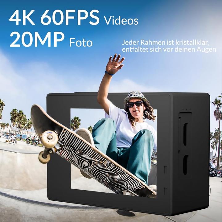 Actual product image Icefox Action Cam 4K Waterproof Ultra HD Camera (Wi-Fi)