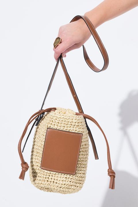 Image du produit Ulla Popken Sac en papier tressé, sangle ajustable