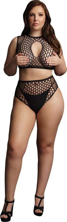 Image du produit Le Désir Duo Net Key-Hole Bra Set - OSX (L)
