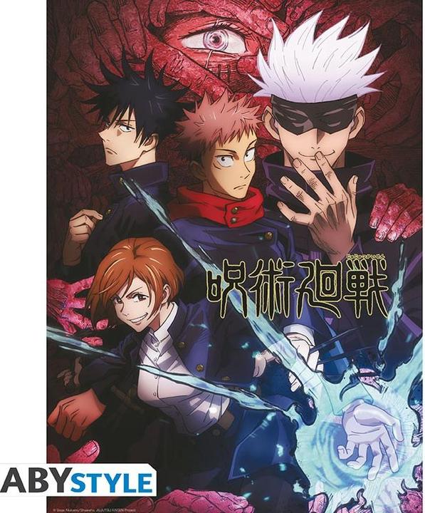 Produktbild GB Eye Poster Set 2 Chibi Jujutsu Kaisen : Group and school (52x38)