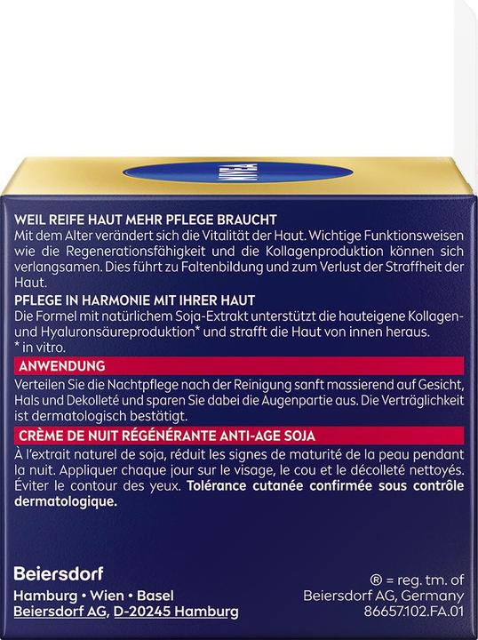 Actual product image NIVEA Vital Soja Anti-Age Nachtcreme (50 ml, Night cream)