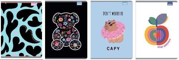 Immagine prodotto Beniamin Notizbuch A5/60K kariert No name - Girl (5 Stück) (A5, Quadretti, Copertina morbida)