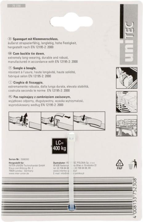Immagine prodotto Unitec Cinghia di fissaggio