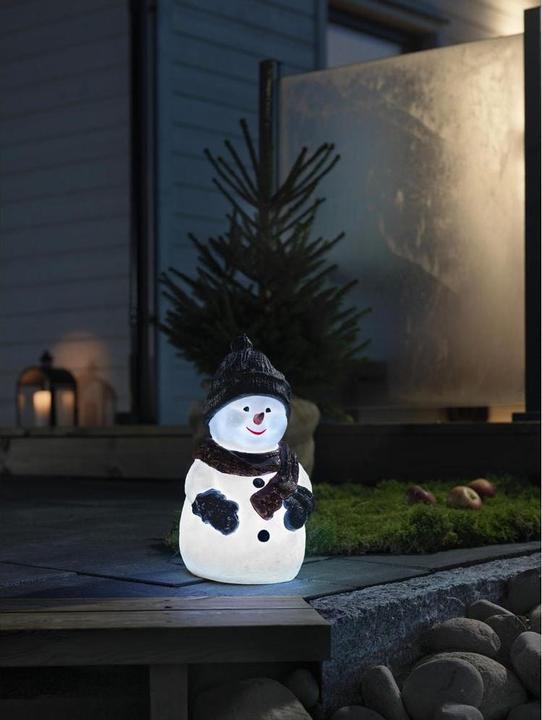 Produktbild Konstsmide LED-Schneemann LED Kunststoffschneemann, 38 cm, RGB