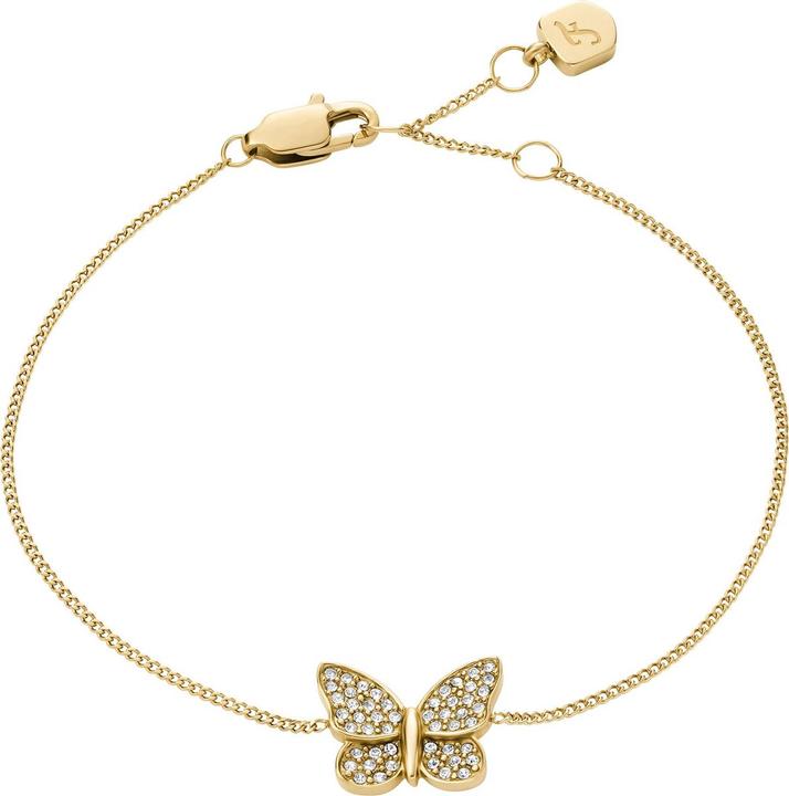 Image du produit Fossil Sutton ArmbandÂ Pave Butterfly (19 cm, Acier inoxydable)
