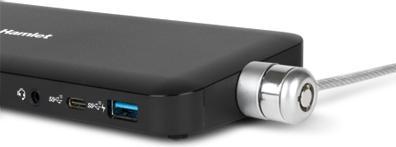 Produktbild Hamlet HDOCKS600C Portreplikator und Dockingstation für Notebooks Kabelgebundener USB 3.2 Gen 2 (3.1 Gen (USB-C, 4 Ports)