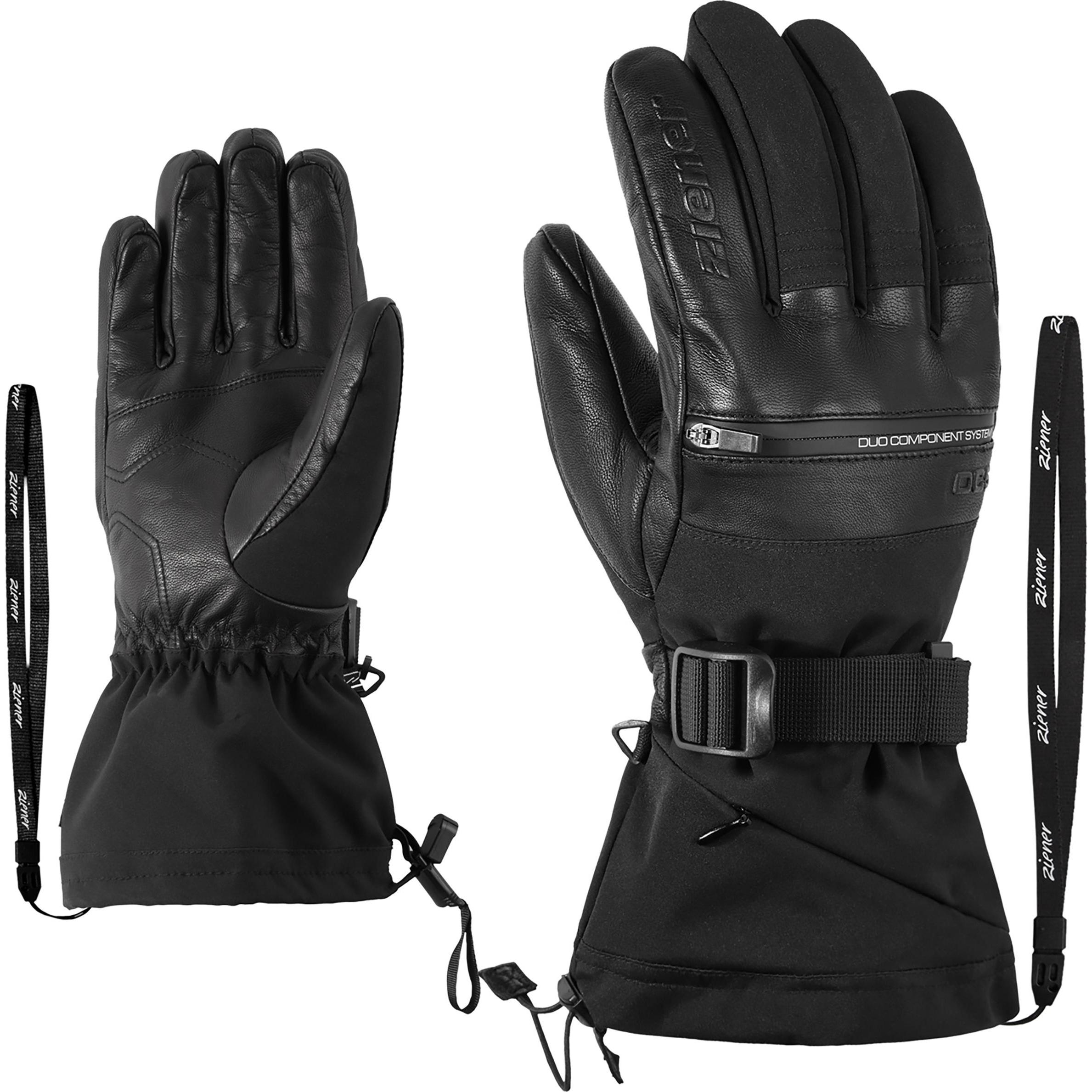 Ziener, Herren, Handschuhe, Gallinus As Pr Dcs, Schwarz, (10)