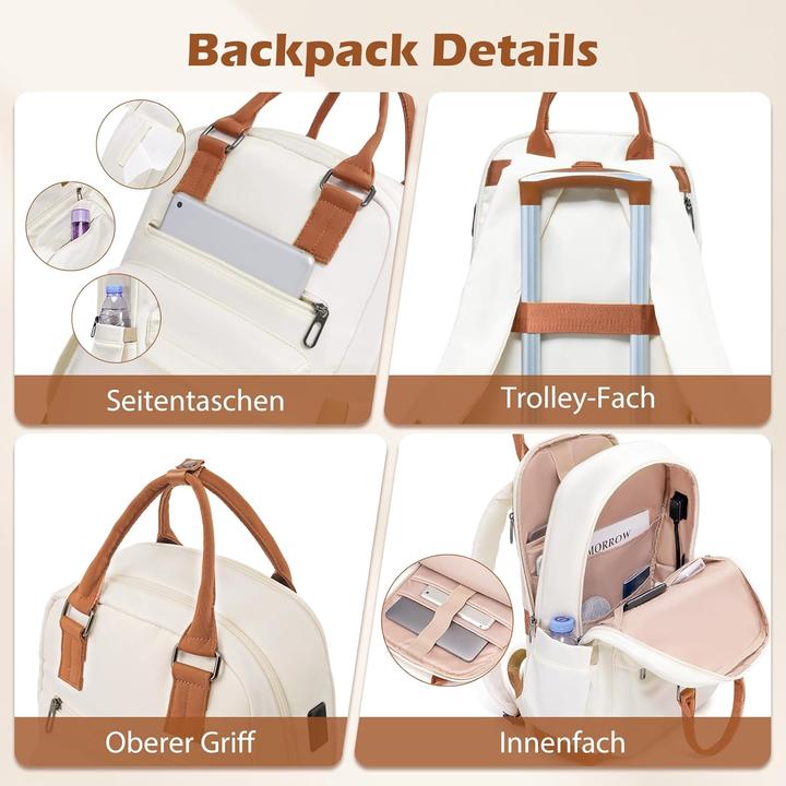 Produktbild Coolife Koffer-Trolley-Set mit TSA-Schloss (3-teilig)