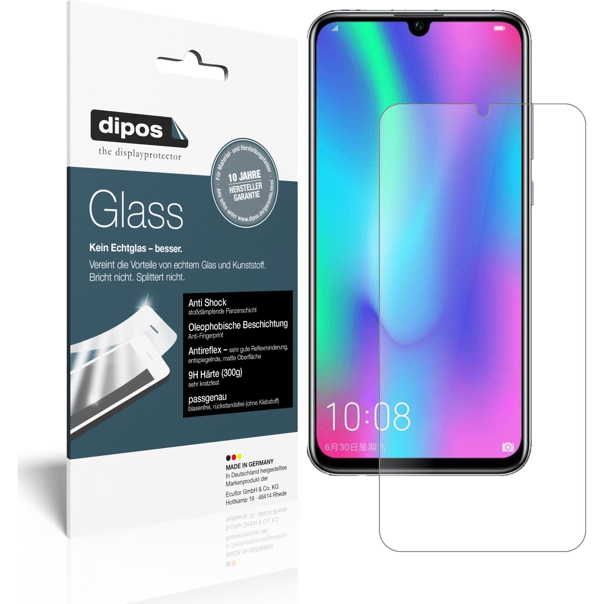Dipos Displayschutz Anti-Shock (1 Stück, Honor 10i), Smartphone Schutzfolie, Transparent