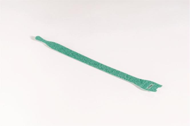 Produktbild HellermannTyton Schnellkabelbinder 200x12,5 Textil grün (Kunststoffkabelbinder, 200 mm, 10 Stk.)
