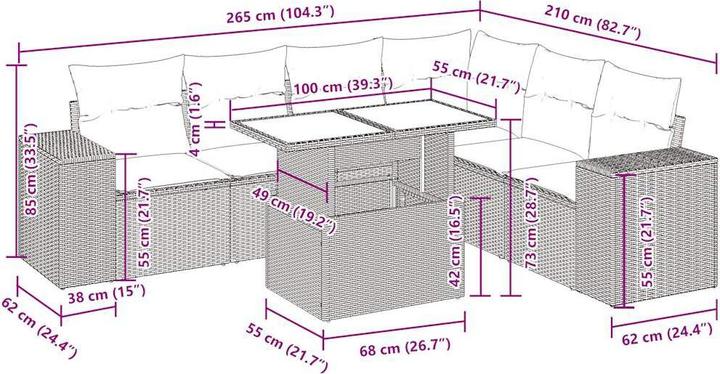 Produktbild vidaXL Aaron