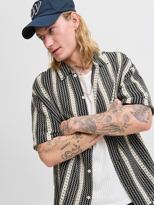 Produktbild Jack & Jones Jorbellagio Crochet Shirt Ss (XS)